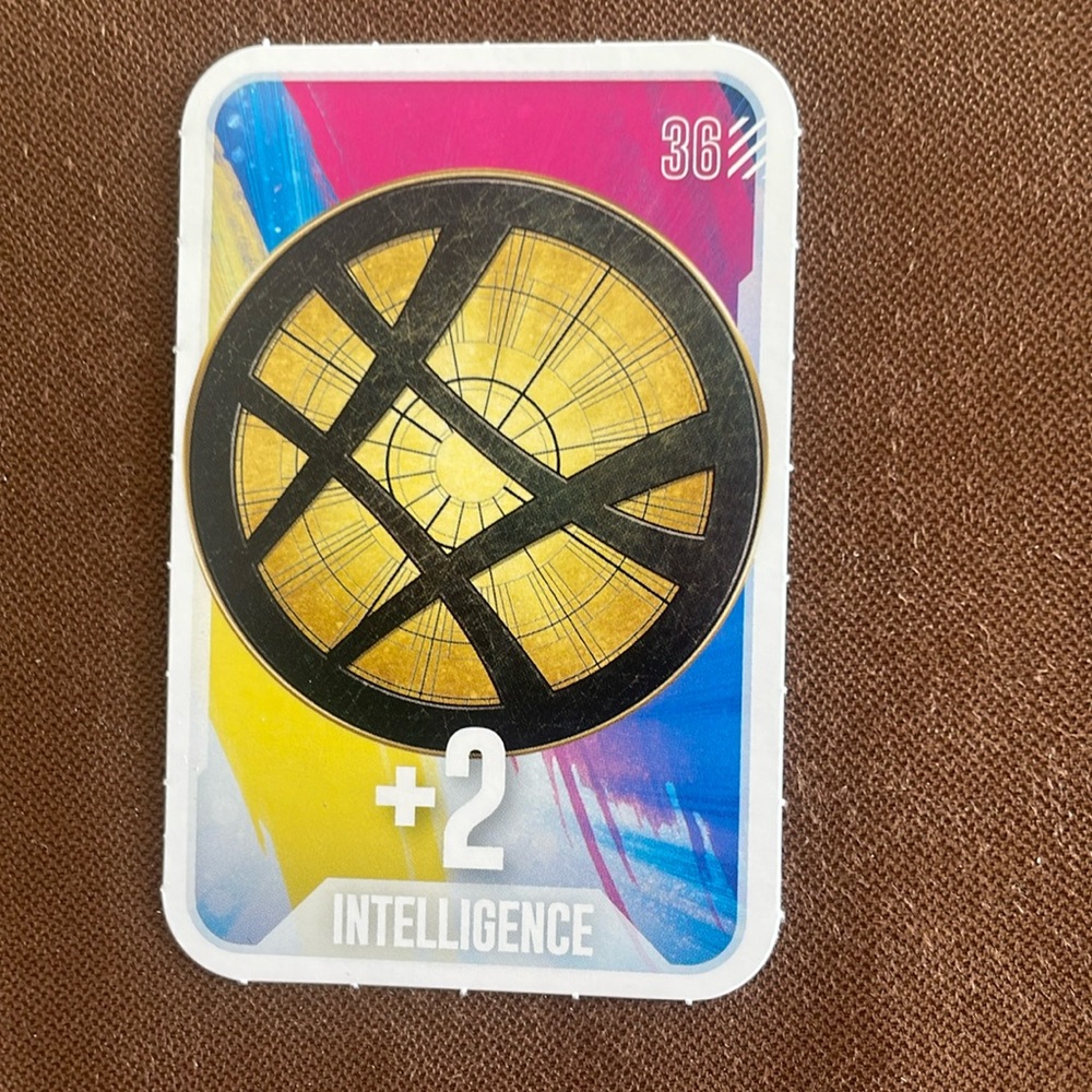 Marvel Collectible Card #36 - +2 INTELLIGENCE